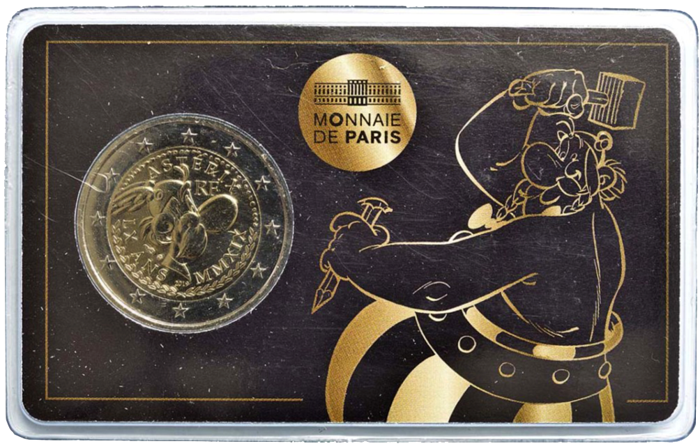 Otra imagen de 2 euros conmemorativa 60 Años de Astérix
